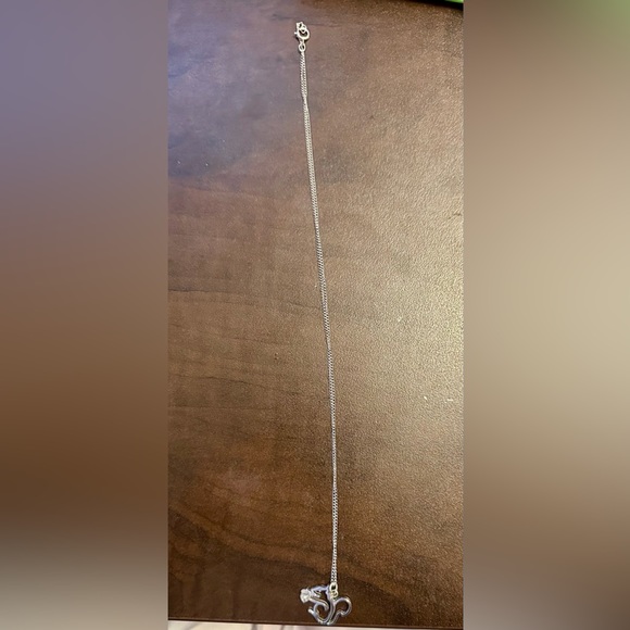 Silver Squirrel Cut Out Necklace - Picture 4 of 6